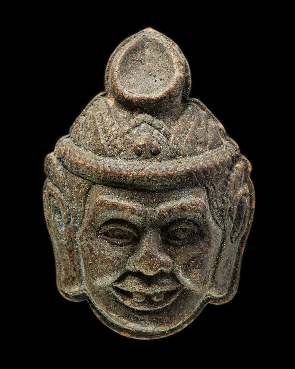 3Dec24 (19)p.jpg - เศียรพ่อแก่ หลวงปู่ผ่าน ฉันทโก วัดป่าโพธิ์แก้ว อ.ศรีมหาโพธิ์ จ.ปราจีนบุรี เนื้อผงพุทธคุณ ผงว่าน พระเก่าสวย มวลสารดี น่าเก็บสะสมบูชา | https://kamulet.in.th